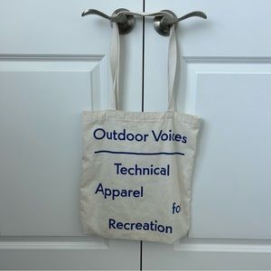 OG Outdoor Voices Tote Bag.